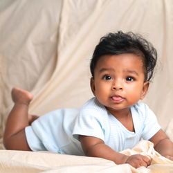 Baby boy or Girl Romper  with cute side pockets - 100% Organic Cotton