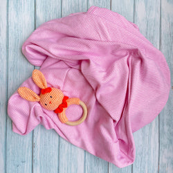 New Born Baby Blanket / Bunny Rug / Jersey Blanket