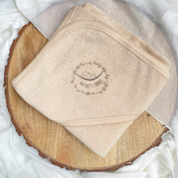 New Born Baby Bath Towel with Hood - 100% Organic Cotton