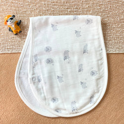 New Born Baby 100% Organic Cotton Muslin Burp Cloth - Sheep O Sheep