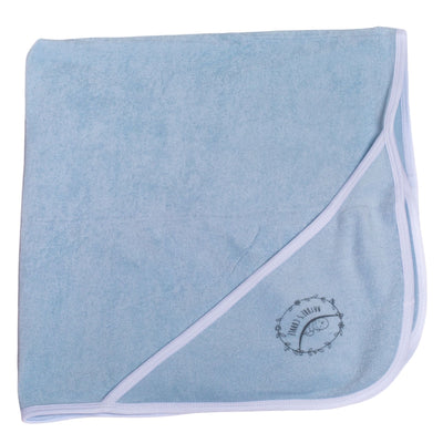 Hooded Towel  for babies blue colour
