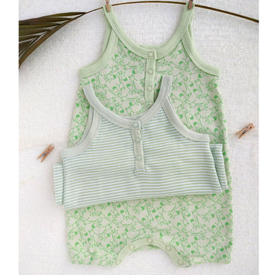Sleeveless legsuit for babies made with 100% organic cotton