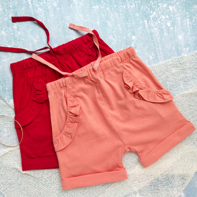  super stylish girls shorts with frills