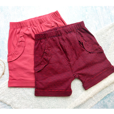 Size 2-7 Years) Modern Funky Short Pants For Baby Girls.