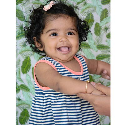 Sleeveless Baby Frock - Nature's Cuddle